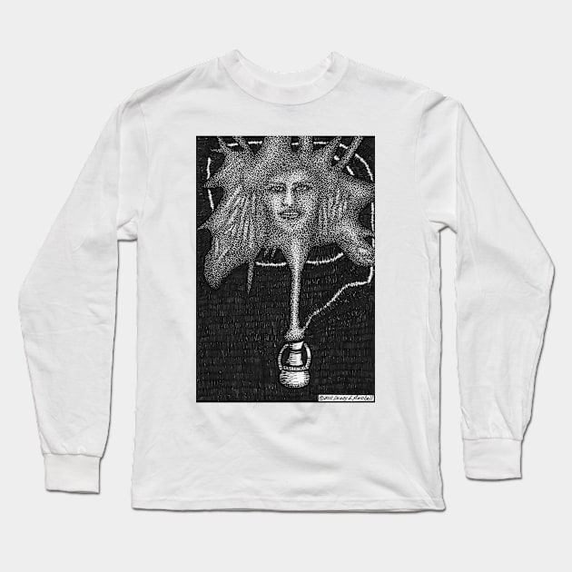Spirit Escapes The Urn Long Sleeve T-Shirt by dennye